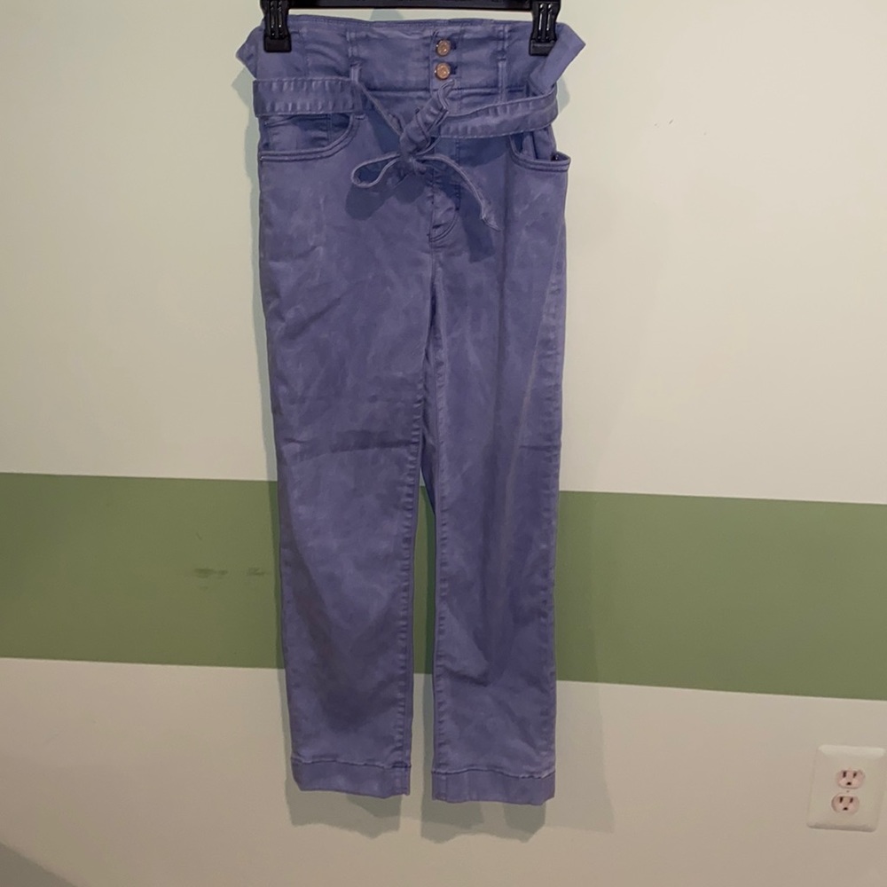 White House black market paper bag waist pants